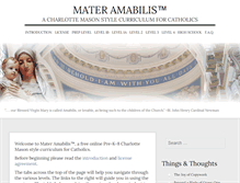 Tablet Screenshot of materamabilis.org