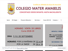 Tablet Screenshot of materamabilis.es
